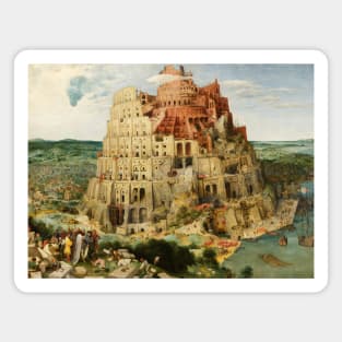 The Tower of Babel (Vienna) by Pieter Bruegel the Elder Magnet